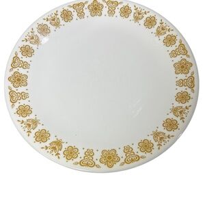 Vintage Corelle 10 ¼” Dinner Replacement Plate - Butterfly Gold